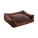 Maxxnobel Hondenmand Lederlook/Teddy Cognac