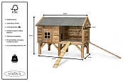 Voldux Kippen- of Konijnenhok Dennis