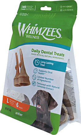 Whimzees Antler L <br>6 st