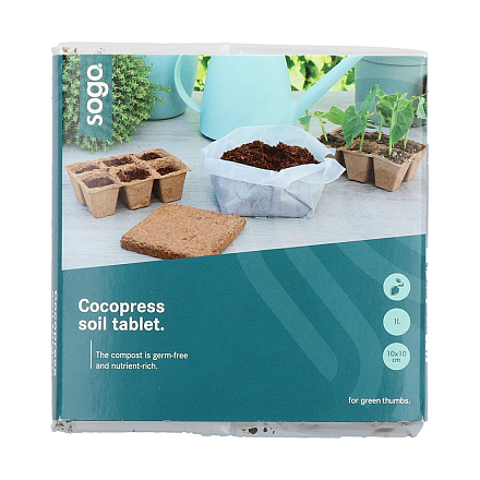 Sogo Cocopress Tablet 1 ltr 10 x 10 cm