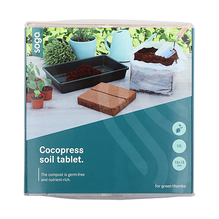 Sogo Cocos Tablet 10 ltr 18 x 18 cm