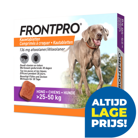 FRONTPRO Kauwtabletten Hond <br>XL 3 st