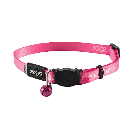 Rogz Kattenhalsband Kiddycat Roze Hearts