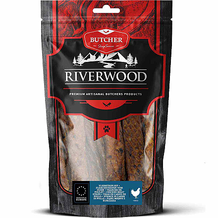 Riverwood Vleesstrips Kip 150 gr