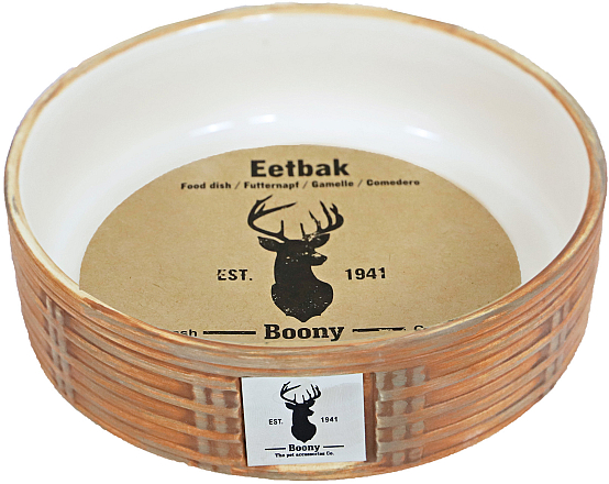 Boony Est. 1941 voerbak Steen Wicker sand