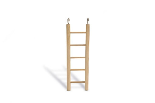 Beeztees Houten ladder met 4 treden.